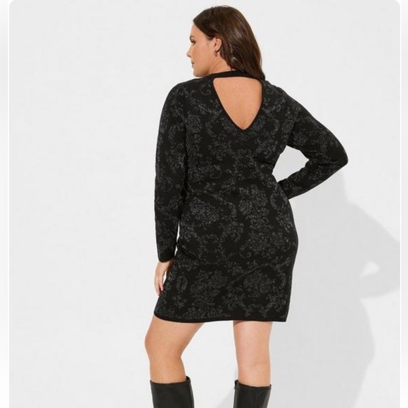 Mini Jacquard Bodycon Dress - Picture 4 of 8